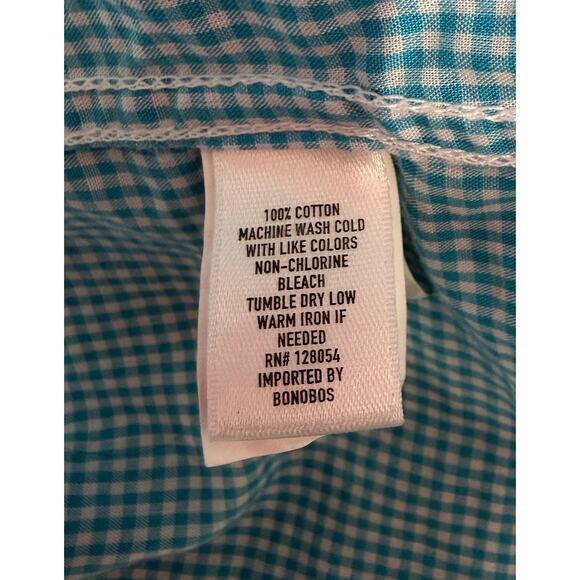 BONOBOS men's cotton tailored slim fit dress shirt size medium - Picture 5 of 6